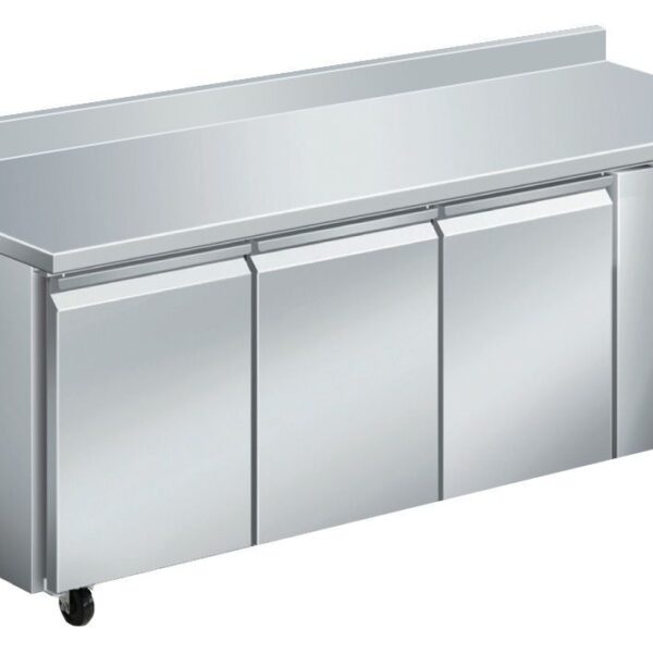416 Litre 3 Door Gastronorm Counter Freezer With Upstand - GRN-W3F
