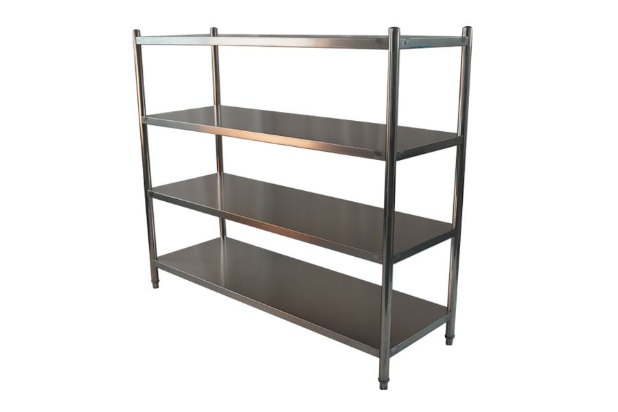 1800mm Wide 4 Tier Stainless Steel Shelf Rack – SR18050B2-1
