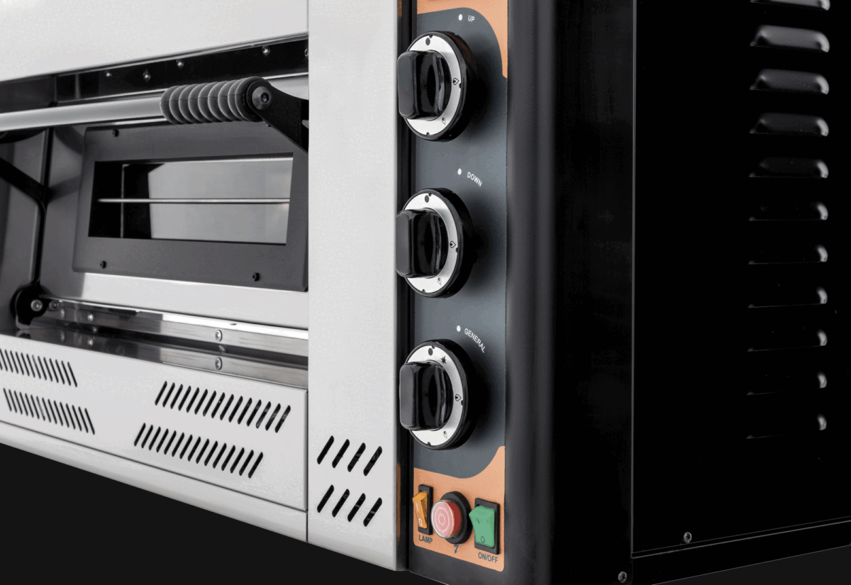GAS 9 – 9 x ø30cm Pizzas Gas Deck Oven