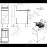 RGF-120T – 2 x 13 Litre Double Tank Twin Basket 4 Burner Gas Fryer